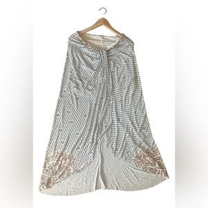 FREE People Column Skirt in Antique ComboPrint Column Maxi Skirt, Size M